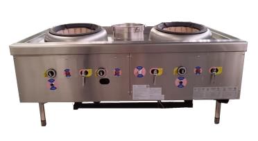 SML-2100B5 Double Turbo Burner Stove with Rear Water Pot
