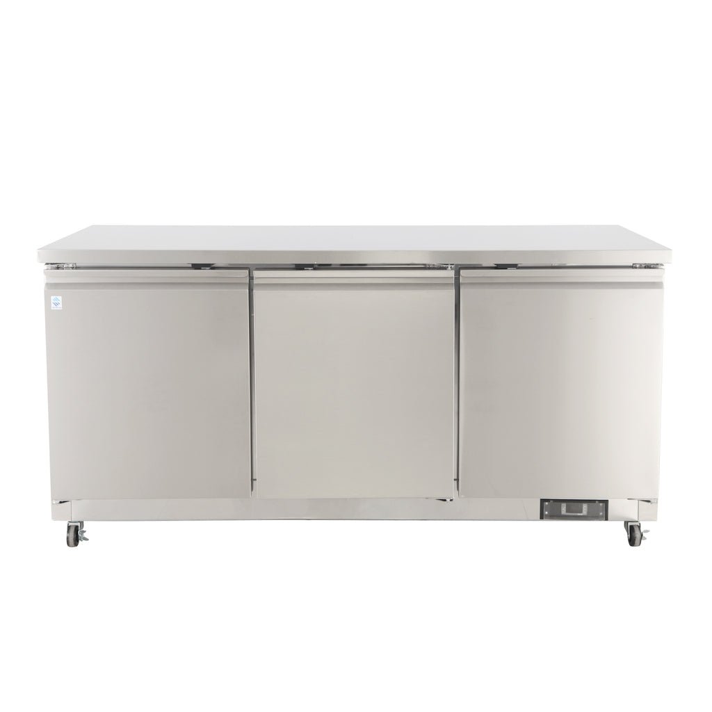 72"Three Door Undercounter Refrigerator SMLHUC72R Sun Ming Enterprises Ltd.