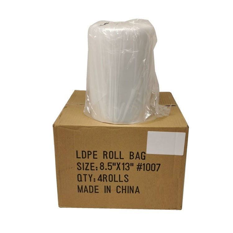 8.5x13 LDPE Roll Bags #1007