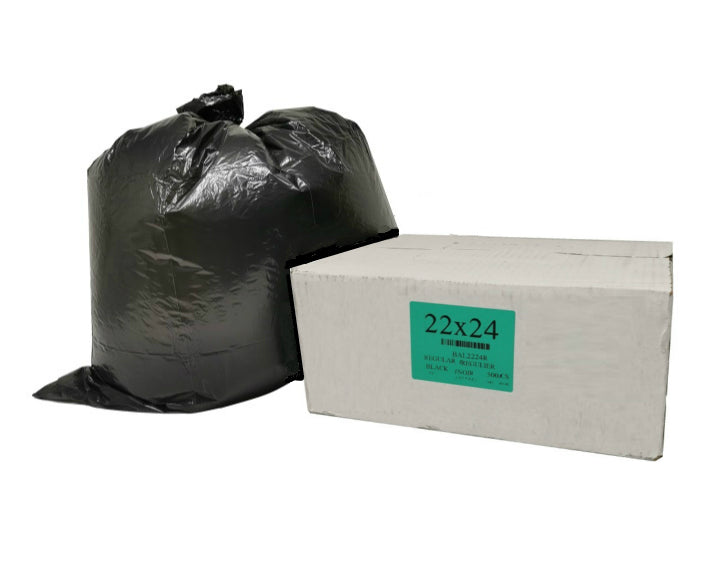 22x24 Black Biodegradable Garbage Bag BAL2224R – Sun Ming