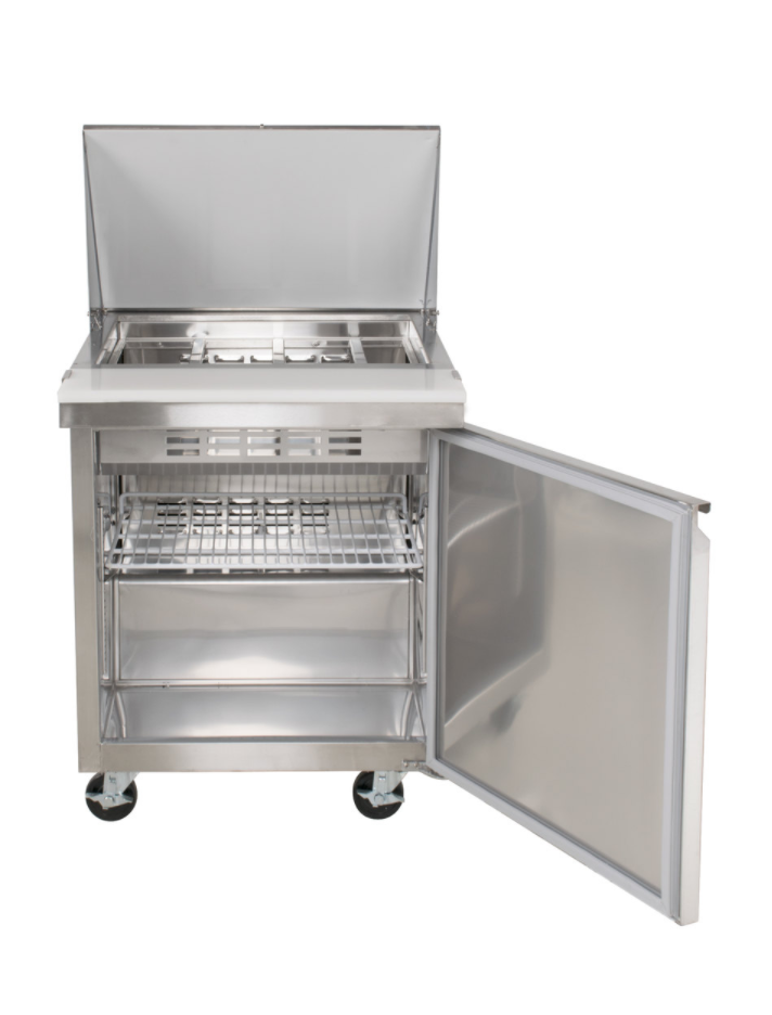 27" One Door Sandwich/Salad Prep Table SML-S27