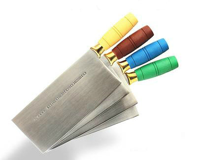 Chan Chi Kee Small Slicer with Plastic Handle - 陳枝記膠柄不銹鋼小片刀