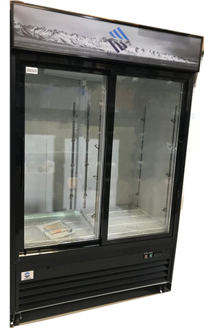 54" Double Sliding Door Display Refrigerator SML-GD45-B