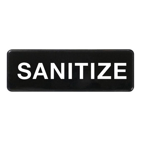 "Sanitize" Sign SGN-329