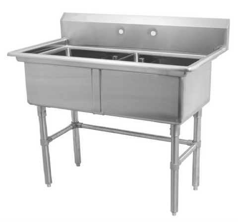 Double Sink with 20" x 20" Bowl SM-D2020-0