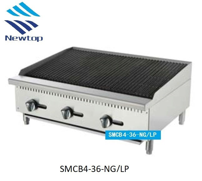 36" Char Rock Broiler SMCB4-36-NG/LP