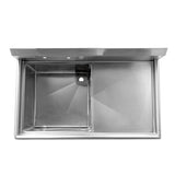 18" Single Sink with Right Drain Board SM-S1818-R
