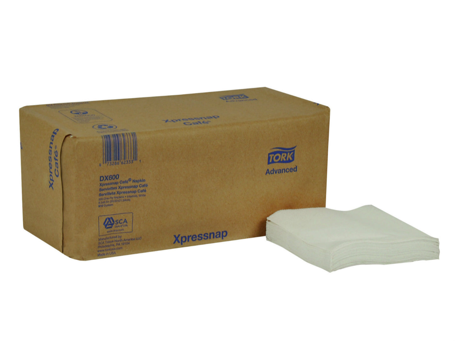 Xpressnap White Café Napkin DX600