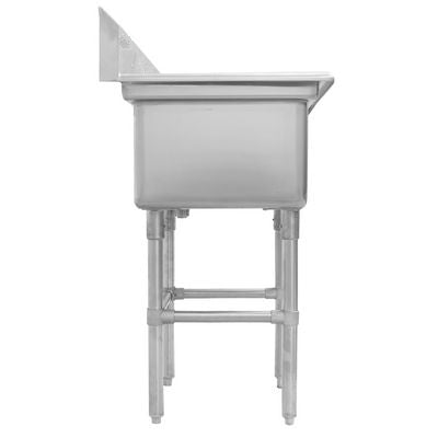 18" Double Sink with Left Drain Board SM-D1818-L