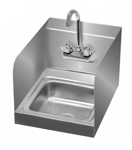 Wall Mounted Hand Sink Side Splash-SS SM-HS-9X9