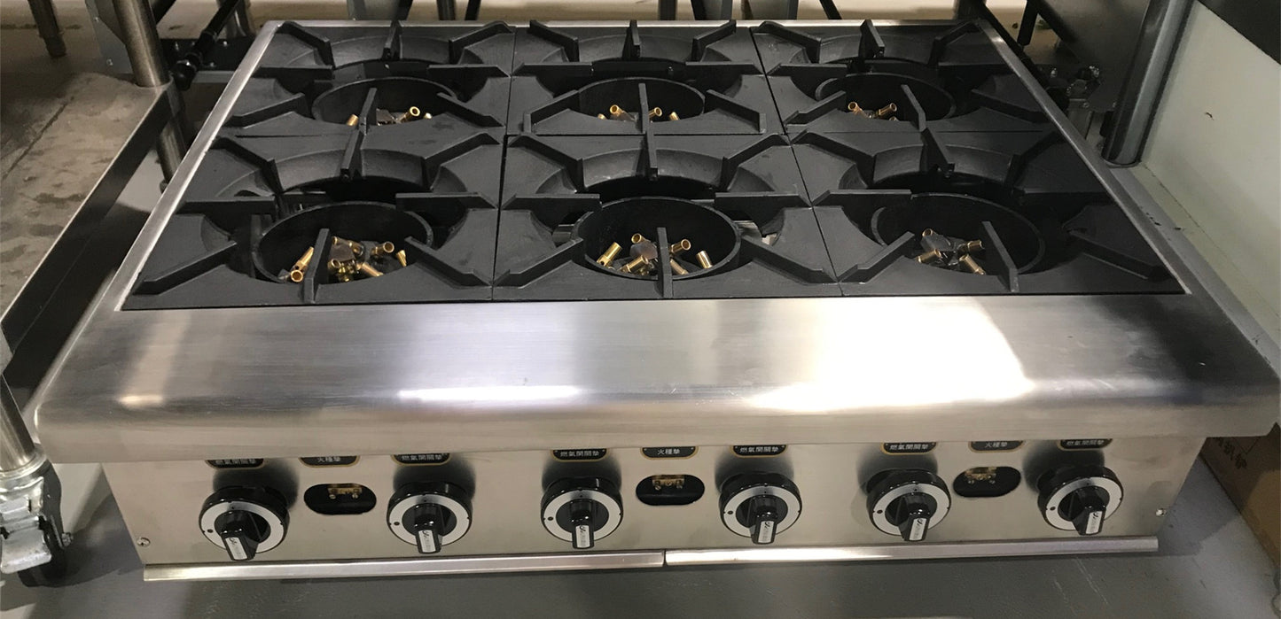 Counter Top Stock Pot Stove SML-CT6-10X6