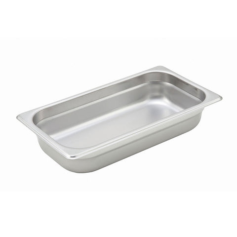 Third Sized Stainless Steel Steam Table Pan