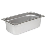 Third Sized Stainless Steel Steam Table Pan