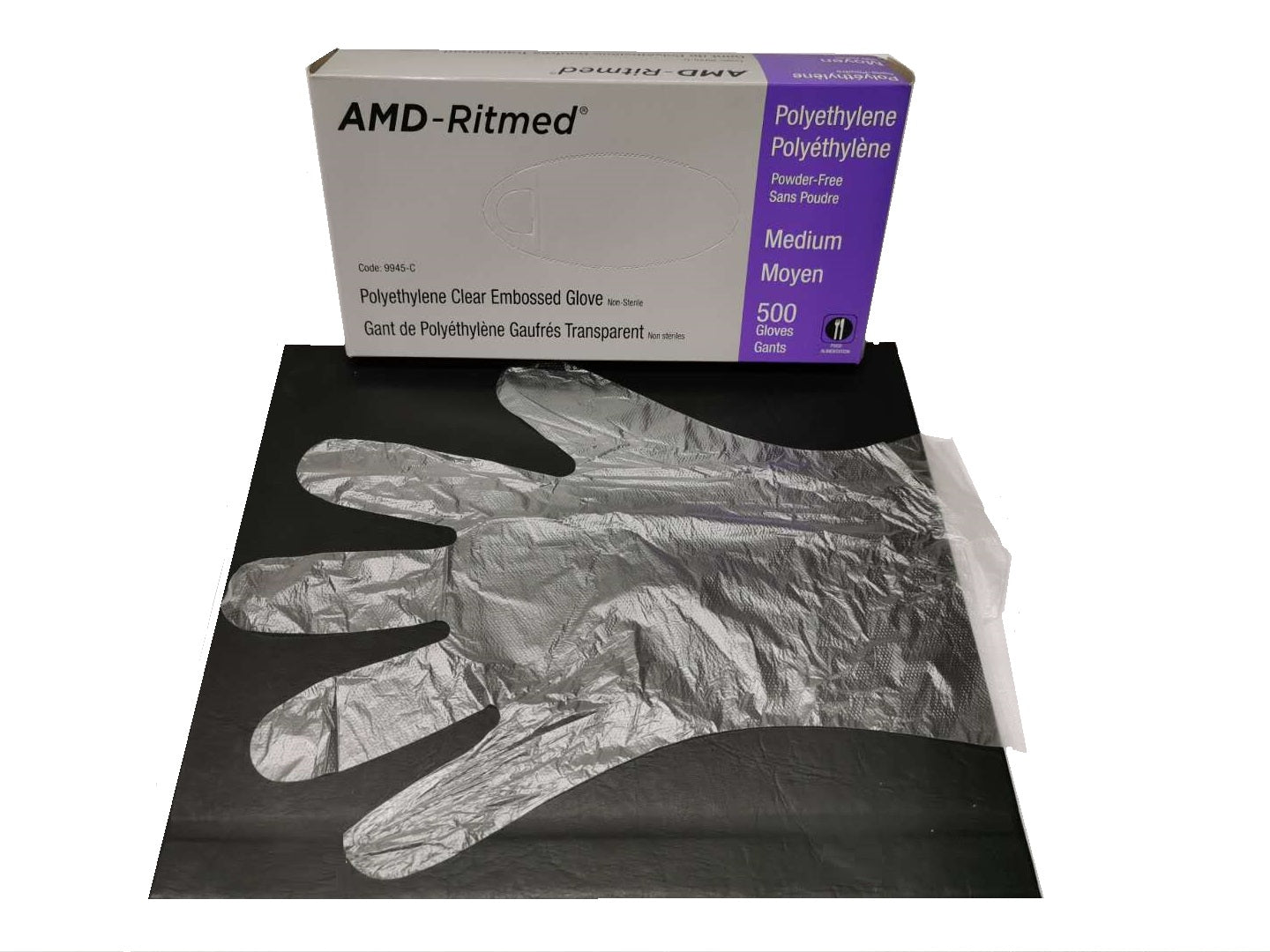 Polyethylene Clear Embossed Glove 9945-B