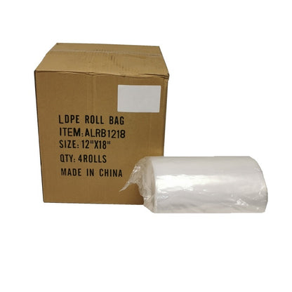 12x18 LDPE Roll Bags ALRB1218