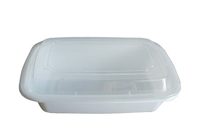 9″ Rectangular Container with Lid LR-38