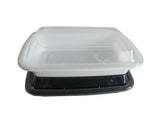 8″ Rectangular Container with Lid LR-16