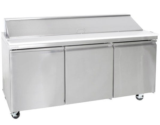 72" Three Door Sandwich/Salad Prep Table SML-S72-18