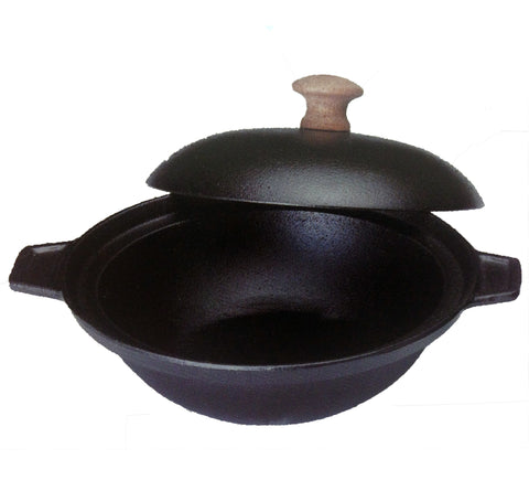 Cast Iron Pot w/Lid- 生鐵啫煲