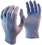 Ice Blue Disposable Gloves 2222PF
