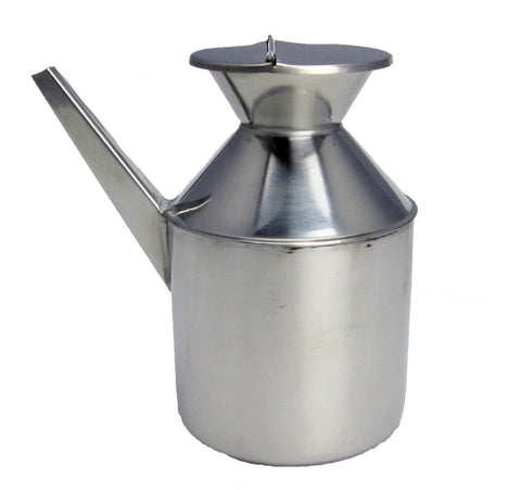 Stainless Steel Oil Container - Square Spout