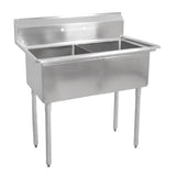 Double Sink with 16" x 20" Bowl SM-D1620