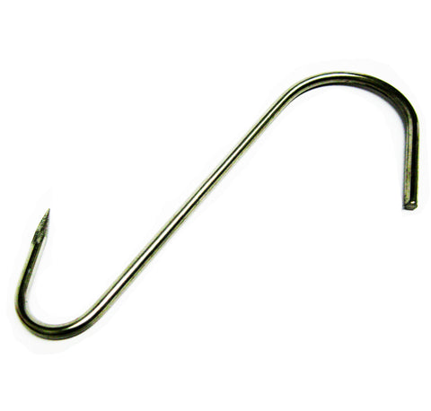 Stainless Steel Chinese BBQ Meat Hook - "S"