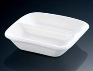 2-Section Condiments Dish
