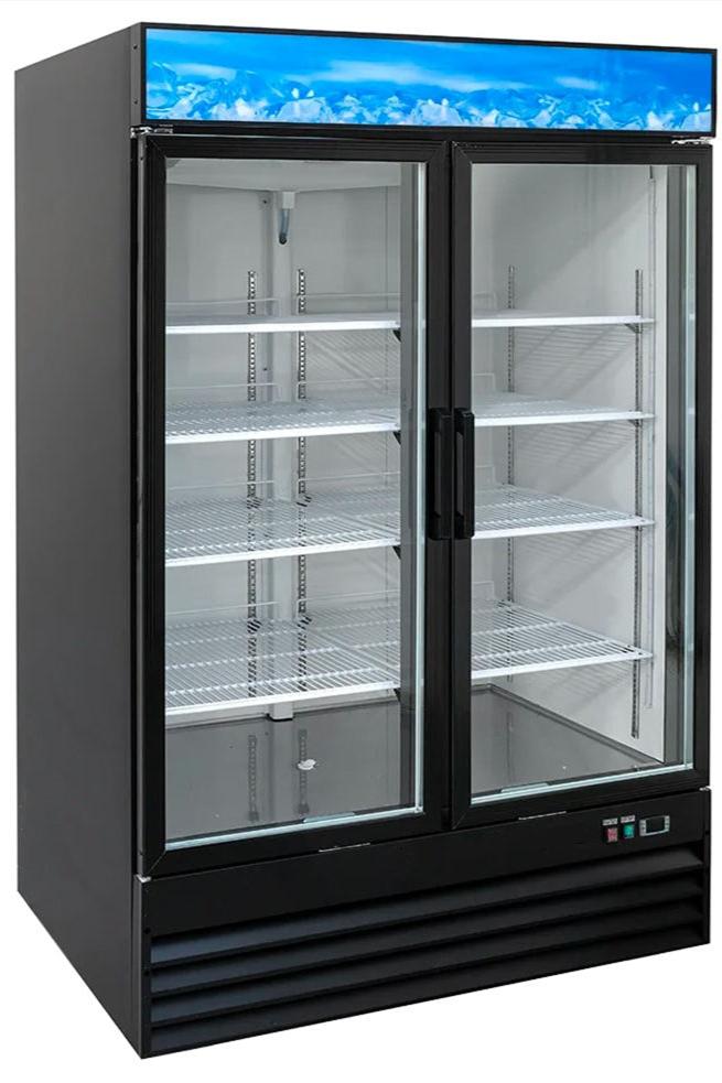 54" Double Swing Glass Door Freezer SML-GD54F