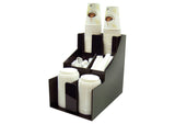 Cup & Lid Organizer, 3 Tiers, 2 Stacks