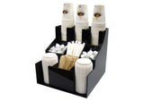 Cup & Lid Organizer, 3 Tiers, 3 Stacks