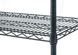Green Epoxy Wire Shelving Posts