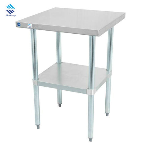24" Stainless Steel Work Table w/Undershelf WTG24 Series