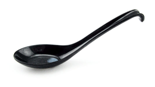 6.7" Curved Handle Chinese Soup Spoon