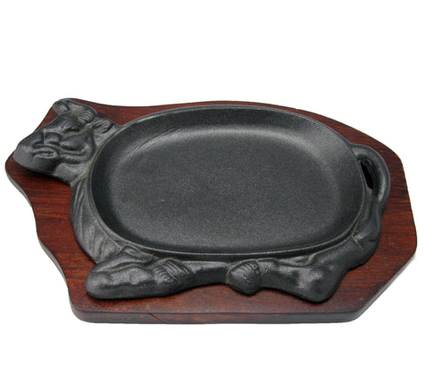 Cow Shaped Sizzle Plate