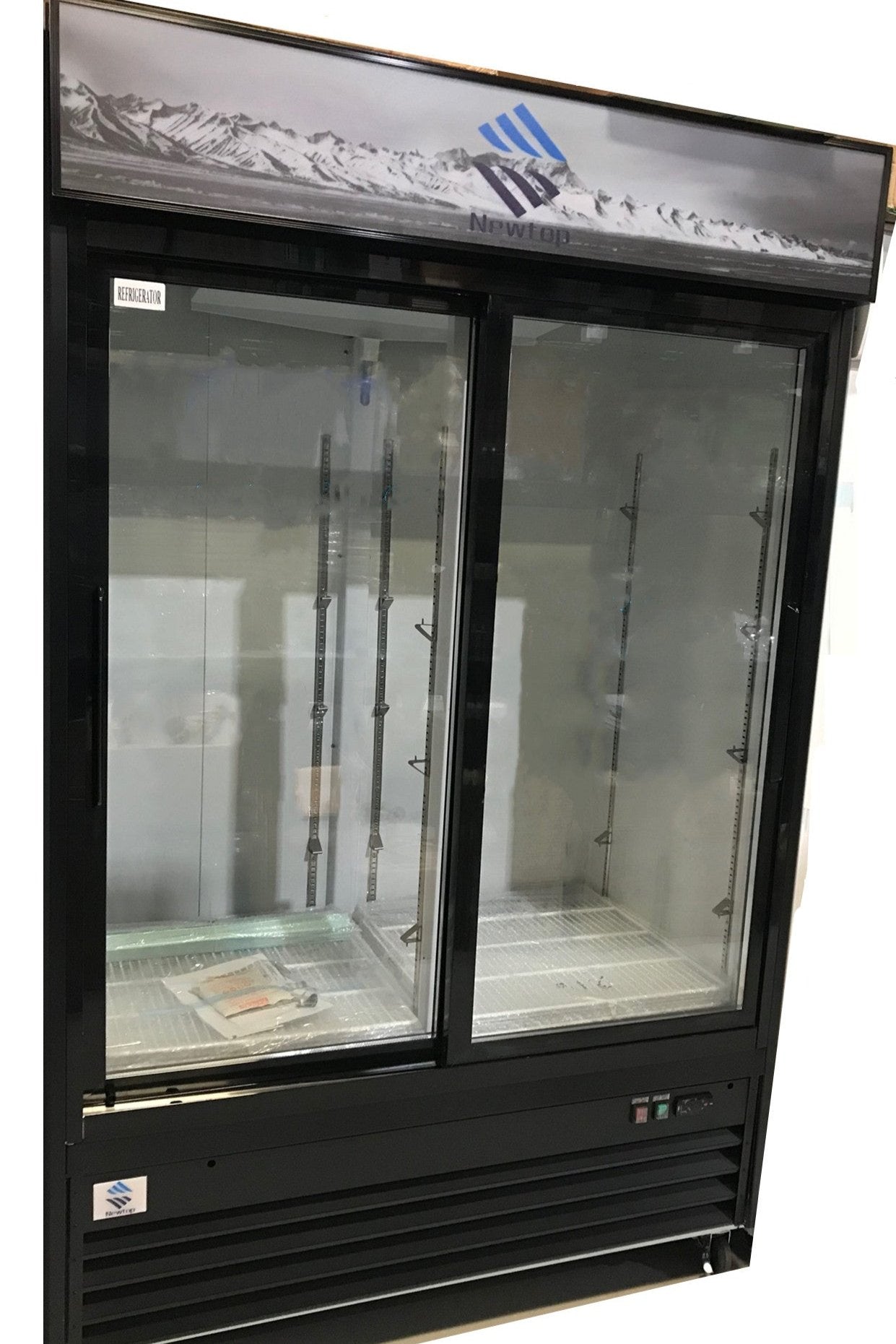 54" Double Sliding Door Display Refrigerator SML-GD45-B