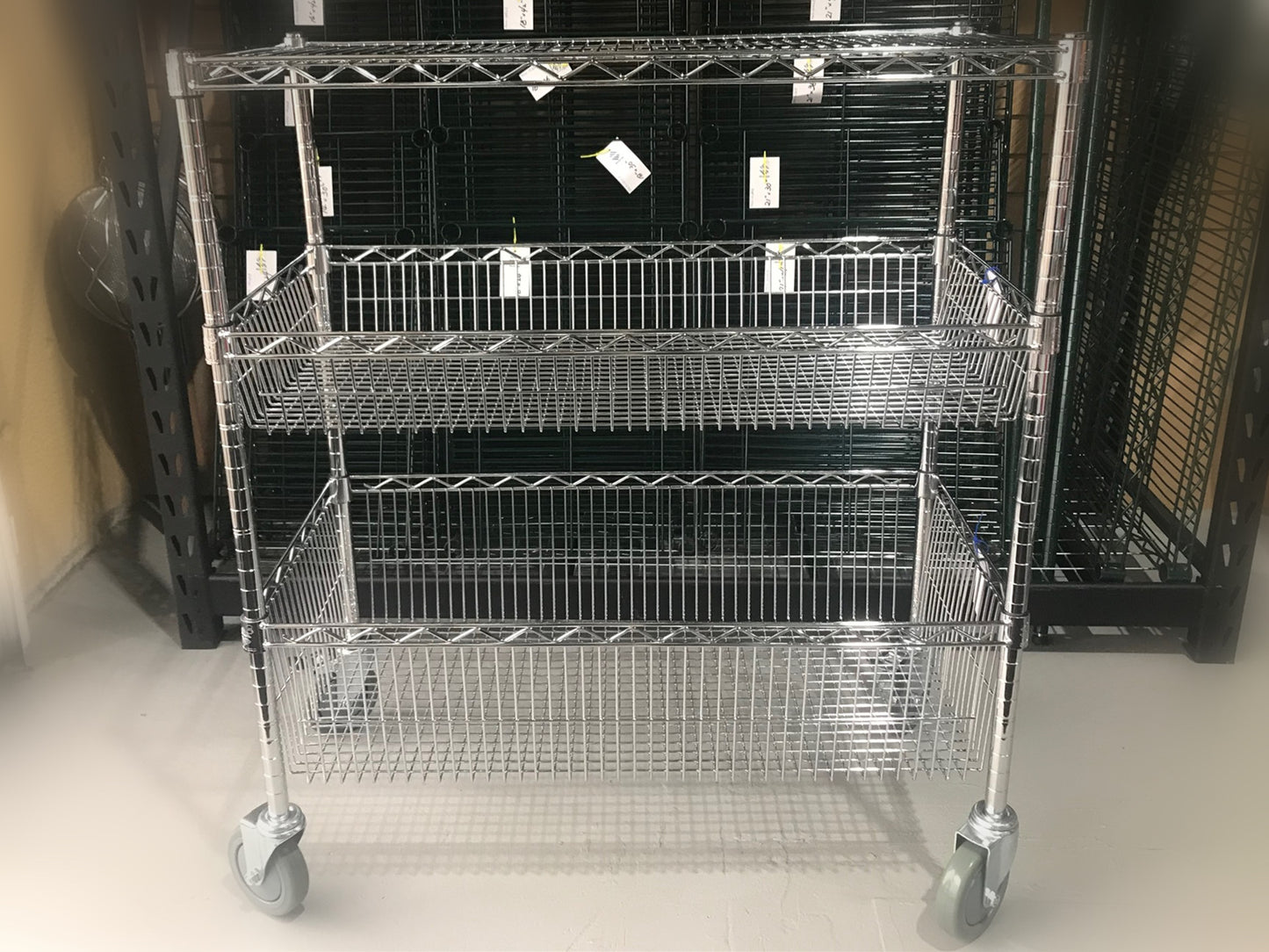 Stainless Steel Wire Shelf Basket