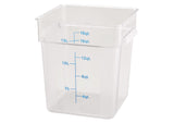 Square Storage Container, Clear Polycarbonate