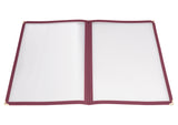 Book-Fold Double Panel Menu Cover