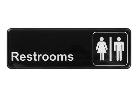 Restrooms Sign SGN-313
