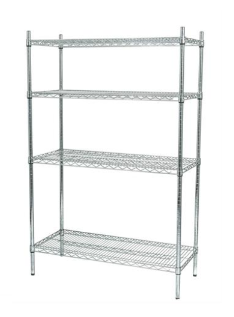 Chrome Finish Wireshelf Unit