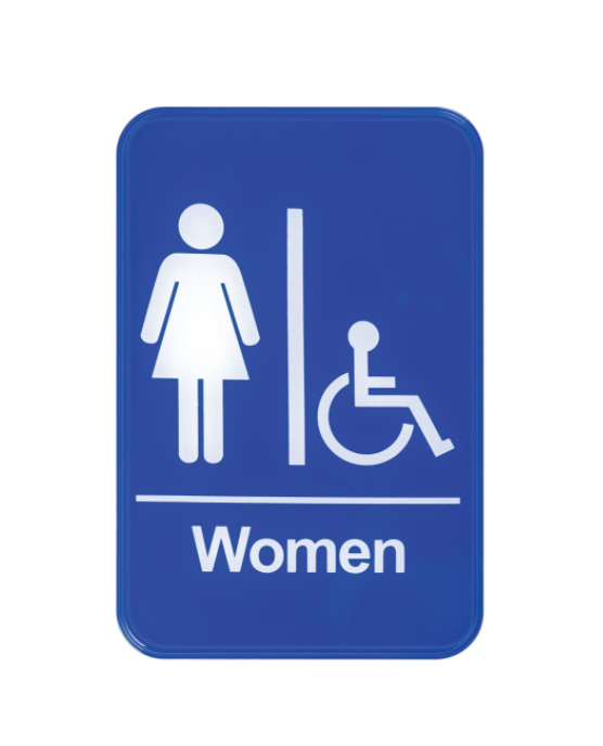 Restrooms Sign SGN-651B