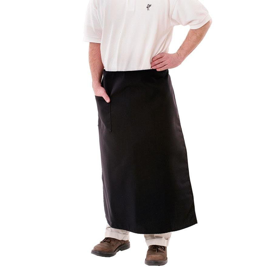 Full Length Black Apron AP2436