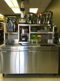 S/S Countertop Cabinet with Sink & Ice Bin T120-DC