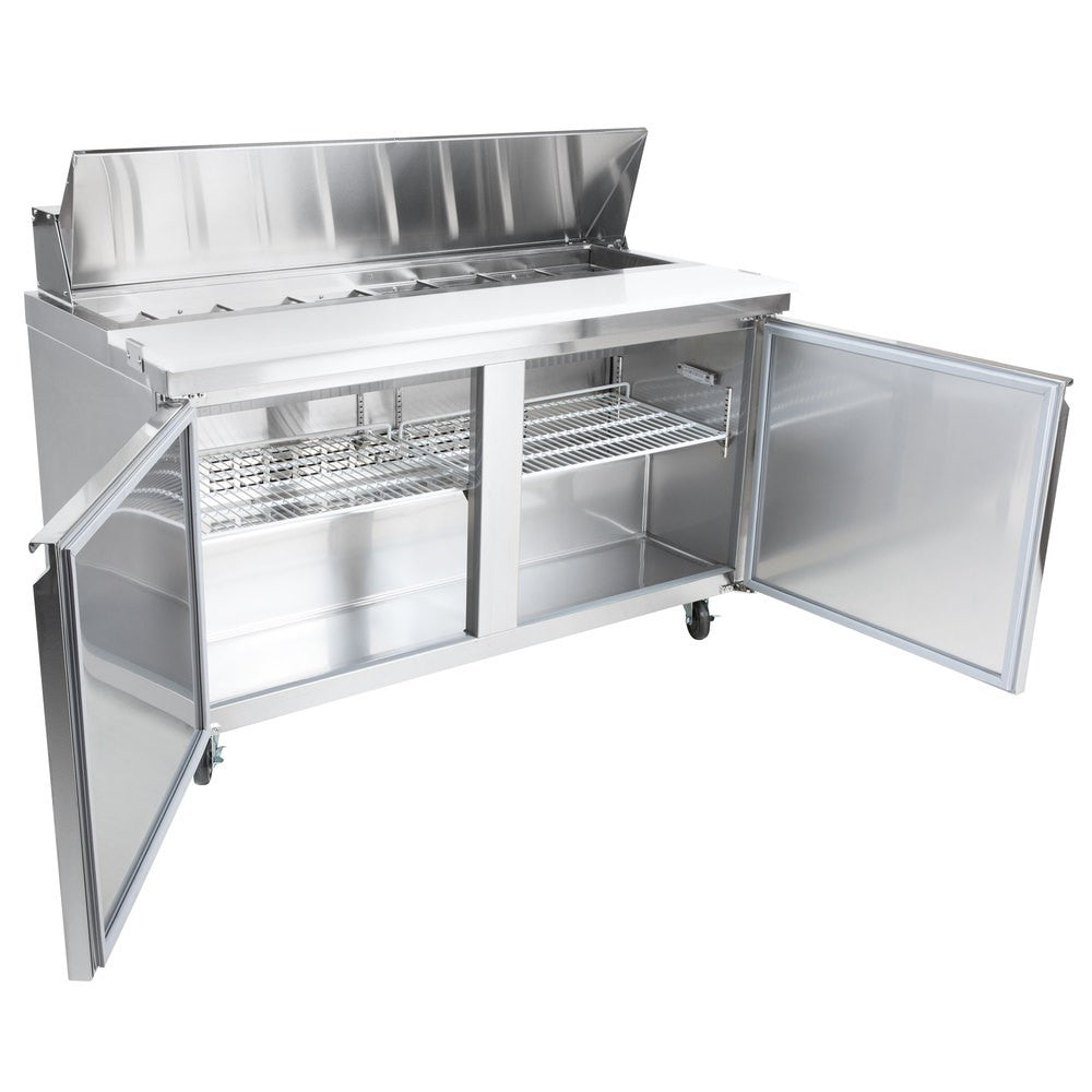 60" Two Door Sandwich/Salad Prep Table SML-S60-16