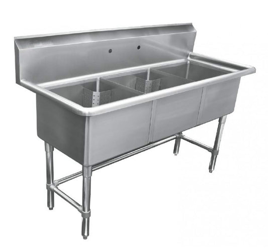 18" Triple Sink SM-T1818-0