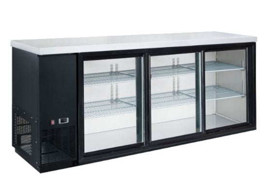 72" Sliding Glass Door Back Bar Cooler SML-BBC-2472GS